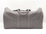Louis Vuitton Monogram Shadow Keepall Bandoulière 50 In Anthracite Gray Leather Fw0826lzxzdu