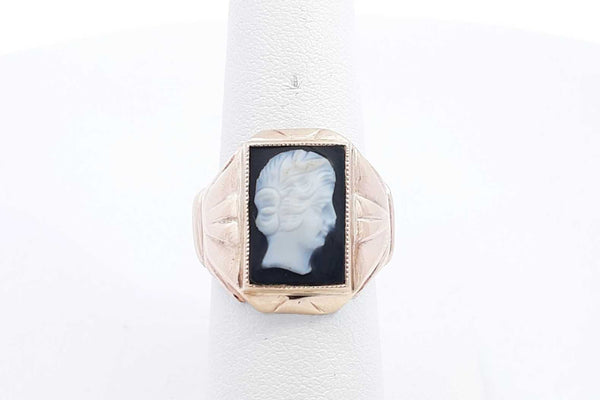 10k Yellow Gold Cameo Ring 5.2 Grams Size 10 Eb1024exsa