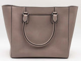 Michael Kors Studded Saffiano Tote Gray Handbag Aa0826wzsa