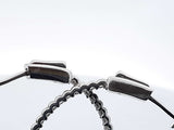 0.60 Cttw Diamond & 14k White Gold Front-facing Hoop Earrings 4.9 Grams Fw0726wrxdu