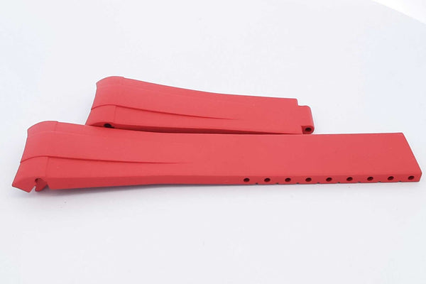 Rubber B M103 Sport Model Red Watch Band Eb0623lwrsa