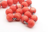 Davidn Yurman Coral Spritual Beads Bracelet With 925 Clasp 18.8g Eb0724lorsa