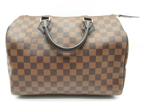 Louis Vuitton 30 Speedy Brown Ebene Damier Handbag Do0824rxzde