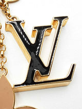 Louis Vuitton Fleur De Monogram Gold-tone & Enamel Bag Charm Fw0725lxzdu