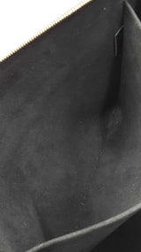 Louis Vuitton Daily Pouch In Monogram Coated Canvas & Black Leather Fw0525oxzdu