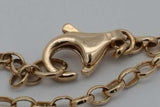 14k Yellow & White Gold Butterfly Charm Bracelet 4.2 Grams 12 Inch Eb0926wwxsa