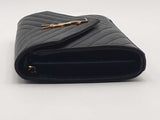 Yves Saint Laurent Cassandre Wallet On Chain Black Handbag Aa0326przsa