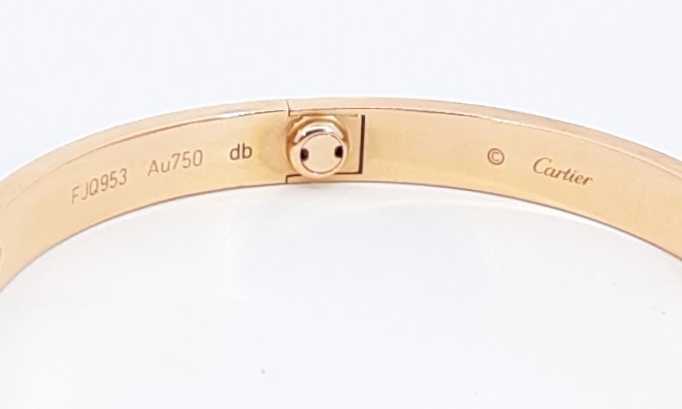 Cartier 18k Rose Gold Love Bracelet Size 19 Ebcrxzdu 144030001017