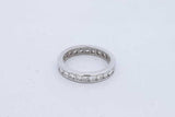 2.5cttw Diamond Eternity Band In Platinum 4 Grams Size 5.5 Eb0826rxzde