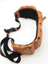 Mcm Cognac Visetos Belt Bag Eb0926oxzde