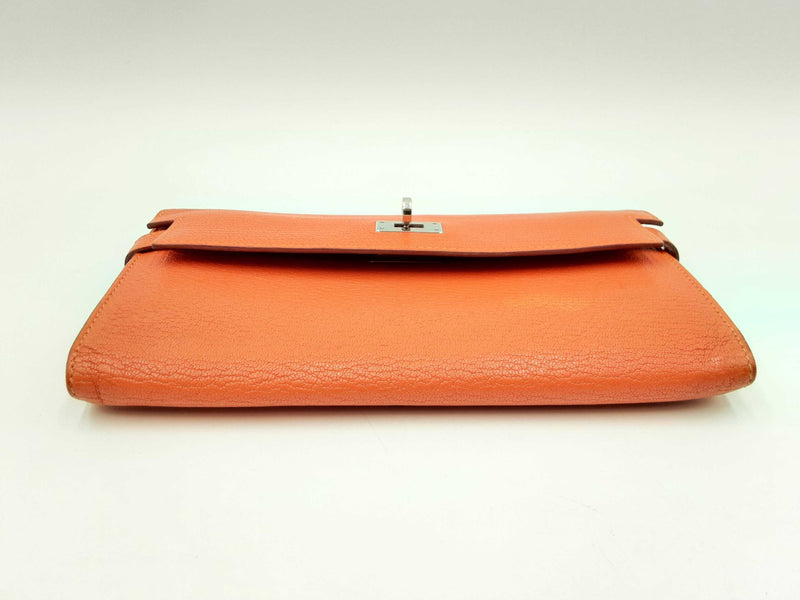 Hermes Kelly To Go Orange Wallet Fw1124pxzdu