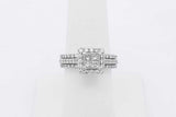 1.70cttw Diamond Ring In 14k White Gold Ring 8.5 Grams Size 7 Eb0925irzsa
