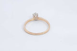 0.20ctw 14k Yellow Gold Diamond Solitaire Ring 1.6 Grams Size 6.5 Eb0526lpxdu