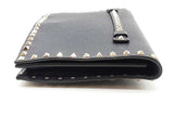 Valentino Garavani Rock Stud Dark Blue Leather Clutch Eb0526pxzde