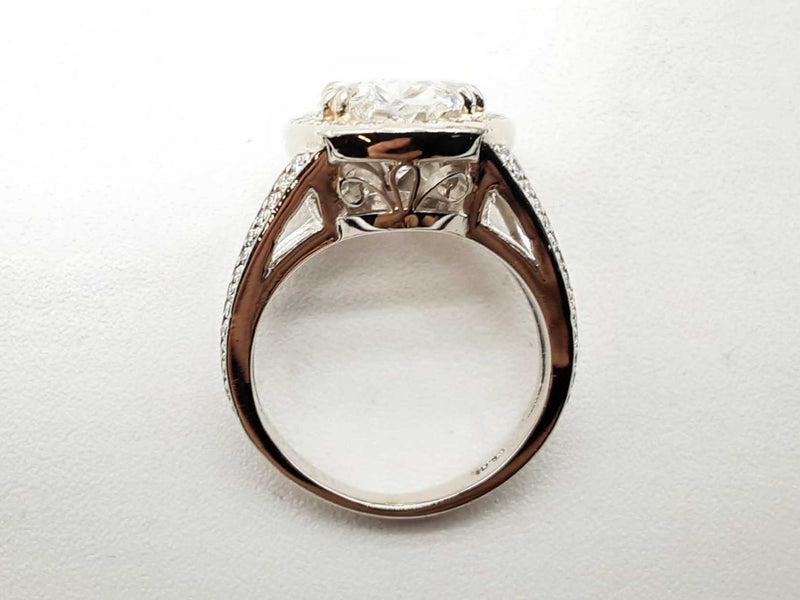 Platinum Lab Grown Diamond Ring Size 6.5 Lhorxzde 144020014461