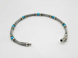 David Yurman Sterling Silver & Gold 6 Inch Bracelet Sd0325ozxsa