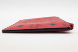 Mcm Ruby Red Visetos Original Key Pouch Sd0726rxde