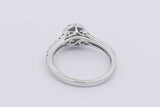 0.54cttw Diamond Ring In 14k White Gold 3.6 Grams Size 6.5 Eb0725pxzsa