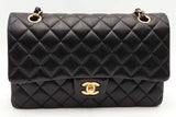 Chanel Quilted Lambskin Double Flap Shoulder Bag Eb0726wrxzsa