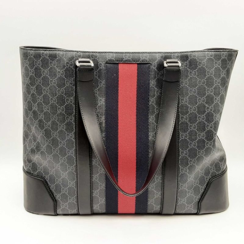 Gucci Gg Supreme Monogram Web Tote Hs0724wrxsa