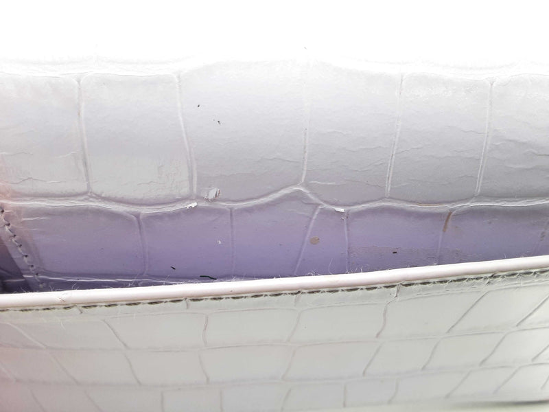 Balenciaga Shiny Calfskin Embossed Hourglass Chain Bag Lilac Sd0525pzxsa