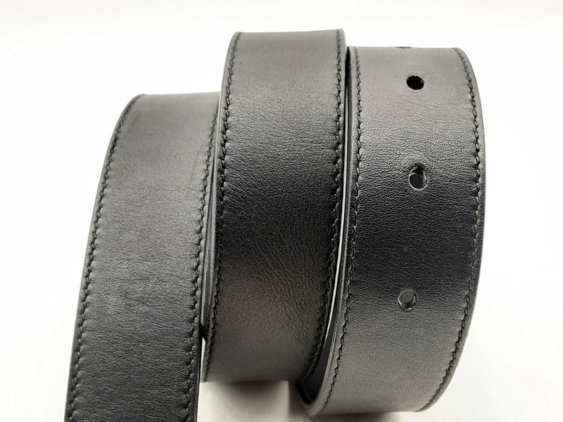 Gucci Marmont Thin Black Leather Belt & Gold-tone Double G Buckle Fw1124lxzsa