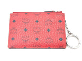 Mcm Ruby Red Visetos Original Key Pouch Sd0726rxde