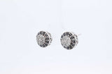 Diamond Stud Earrings In 10k White Gold 2 Grams Eb1224cpdu