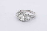 2.37cttw Diamond Ring In 18k White Gold 6.4 Grams Size 7.5 Eb0526rxxzsa
