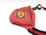 Gucci Hibiscus Red Leather Small Logo Belt Bag Sd0726lpzdu