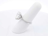 8.65 Cttw Lab Grown Diamond & 18k White Gold Ring 5.9 Gram Size 6.5 Fw0524wcrxdu