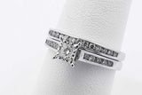 0.43cttw Diamond Wedding Set In 10k White Gold 3 Grams Size 7 Eb0226lcrsa