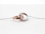 Tiffany & Co. Interlocking Circles Silver Necklace 5 Grams 16 Inch Fw0525wrzdu