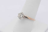 1.0ctw Diamond Solitaire Ring In 14k Yellow Gold 2.5 Grams Size 8 Eb0326lcrxsa