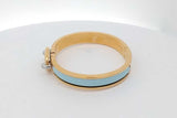 Hermes Enamel Mini Clic Chaine D'ancre Bracelet Eb1026lrxsa