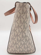 Michael Kors Voyager Ballet Pink Tan Signature Tote Bag Do0525pxde