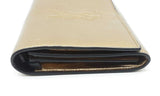 Yves Saint Laurent Gold Metallic Wallet On Chain Eb0524wxzdu