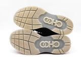 Jimmy Choo Inca Shearling Sneakers In Croc-embossed Leather Sz It 46 Fw0825loxdu