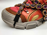 Gucci Flashtrek Orange Purple Crystal Sneakers Size Gucci 13 Mens Do0125oxzde