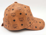Mcm Visetos Cognac Tan Coated Canvas Ball Cap Do1125lxzde