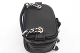 Moschino Black Leather Biker Crossbody Bag Eb0426rxde