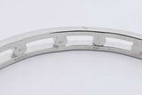 1.88cttw Diamond Hinged Bangle Bracelet 18k White Gold 28.3 Grams Eb0626woxzsa