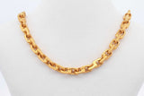 24k Yellow Gold Link Chain Necklace 73.7 Grams 25 Inch Eb0626erxzdu