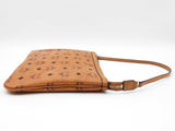 Mcm Liz Shopper Tote Pouch In Cognac Visetos Coated Canvas Fw0426lrzdu