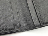 Prada Black Saffiano Leather Long Wallet Eb0226exsa