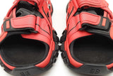 Balenciaga Red Track Sandals Size 8 Eb0526lxzde