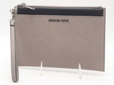 Michael Kors Jet Set Xl Pop Out Clutch Gray And Black Aa1025lrsa