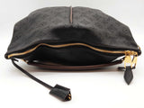 Louis Vuitton Selene Black Mahina Porforated Monogram Leather Bag Do0726irxde