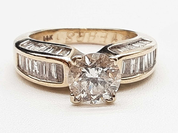 7.40 Cttw Diamonds 14k Yellow Gold 6.6g Ring Size 6.25 Do0125orzxde