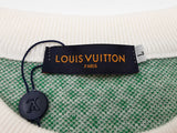 Louis Vuitton Green White Damier Sweatshirt Size L Do0425pxzde